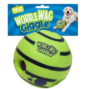 Wobble Wag Giggle Ball Interactive Dog Toy – Green