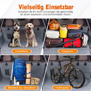 6-Layer Dog Car Seat Hammock with Mesh Window – 135 × 149 cm