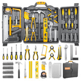 79-Piece Hand Tool Set Household Comprehensive Kit Auto Repair Tool Set Multi-functional Tool Kits for Homeowner General Household Hand Tool Set w/ 1 Storage Case for Repairing