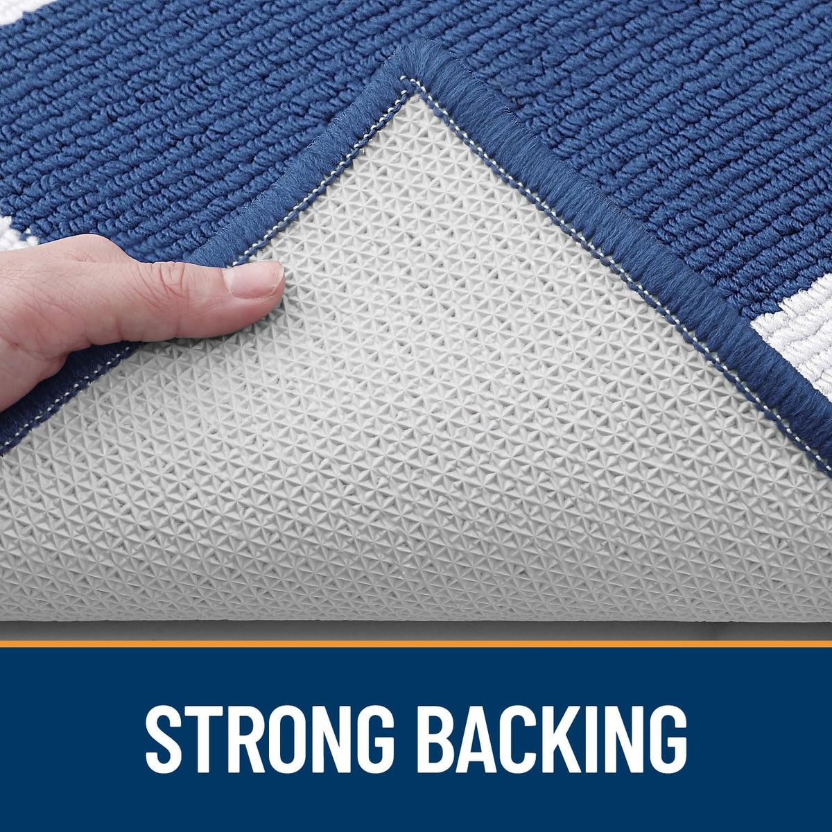 51 × 81 cm Navy Absorbent Indoor Door Mat
