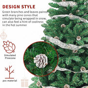Pop-Up Artificial Christmas Tree with 10 m LED Lights