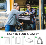 DAWNTREES Large Waterproof Outdoor Rug for Patio, 152×244cm Reversible Mat – Plastic Camping Rug for RV, Porch, Deck, Camper, Balcony (Bohemia, 152×244cm)