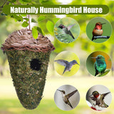 Natural Hummingbird Nest, Grass Bird House, Breathable Handwoven Protection, Hummingbird Sleeping Bags, Dangling Bird Houses for Branches, Tree