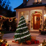 Pop-Up Artificial Christmas Tree with 10 m LED Lights