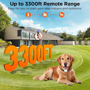 Remote Dog Training Collar with Beep, Vibration & Light – 3300ft