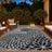 YONILE LED Outdoor Rug 274x365cm Waterproof with Light, Reversible Outdoor Plastic Straw Rug for Patios Clearance, Outdoor Area Rug Carpet RV Mat for Camping Backyard Deck Porch
