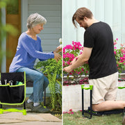 Foldable Garden Kneeler & Seat with EVA Pads and Tool Bag – Up to 150 kg