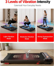 4-in-1 Under-Desk Walking Pad Treadmill with 12% Incline – 3.0HP Quiet, Portable Home Fitness
