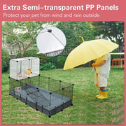 24-Panel Small-Animal C&C Pen with PVC Liner