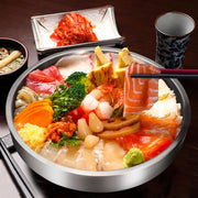 Stainless-Steel Chilled Serving Tray with Ice Chamber