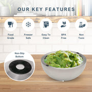 35 oz Stainless-Steel Insulated Dip Chiller Bowl