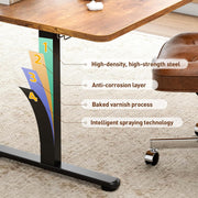 140 × 60 cm Electric Standing Desk with Hooks