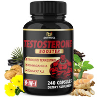 Test Booster for Men - 60 Capsules - 15500Mg Per Serving with Tribulus Terrestris, Ashwagandha Root & Tongkat Ali - 30 Day Supply