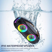 JYX D16T IPX5 Portable Karaoke Speaker with 2 Microphones