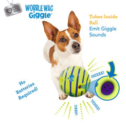 Wobble Wag Giggle Ball Interactive Dog Toy – Green