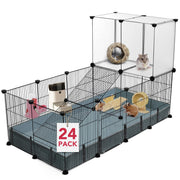 24-Panel Small-Animal C&C Pen with PVC Liner