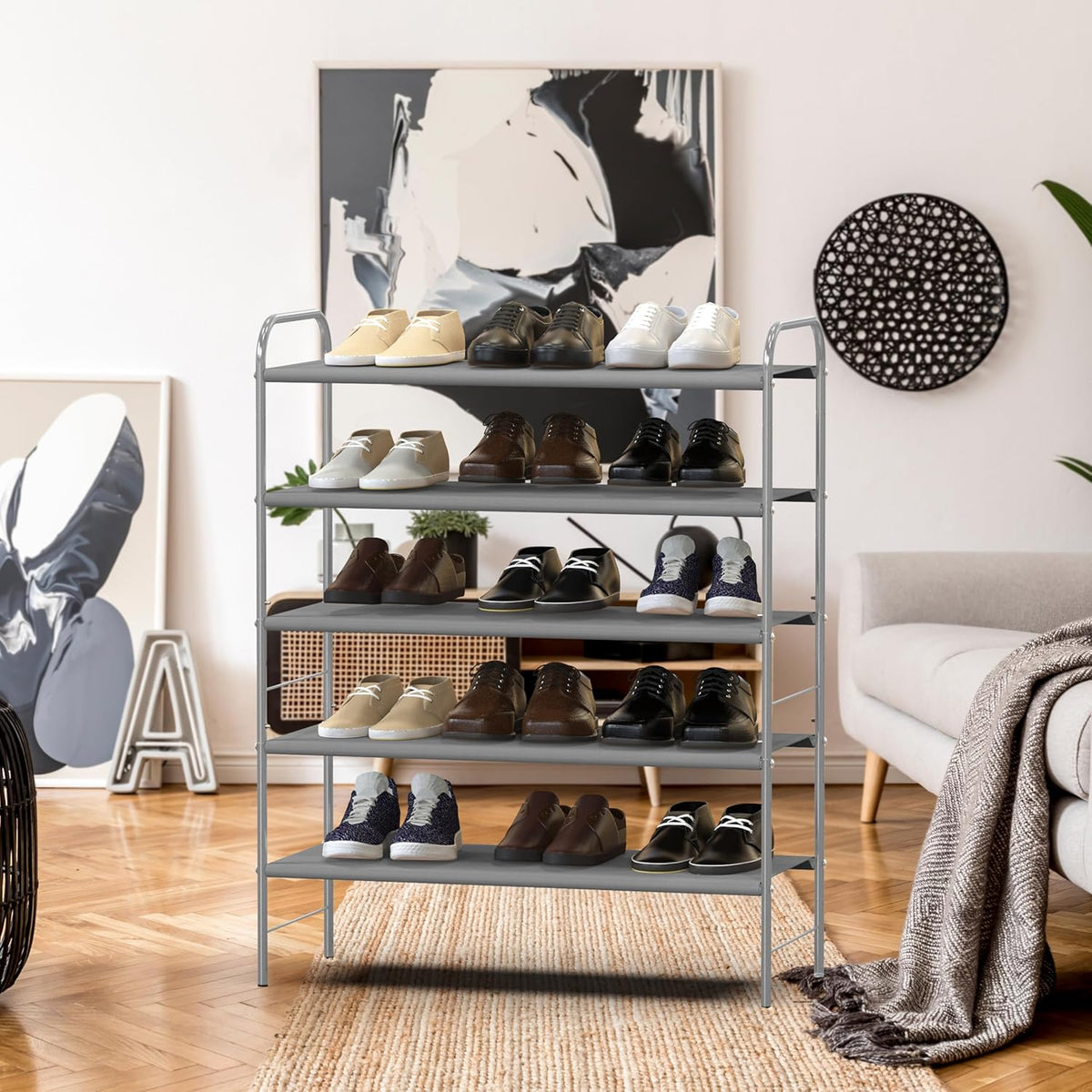 5-Tier Shoe Rack Storage Organiser