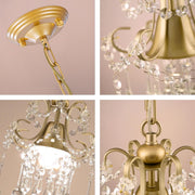 Mini Crystal Pendant Chandelier – 23 × 28 cm