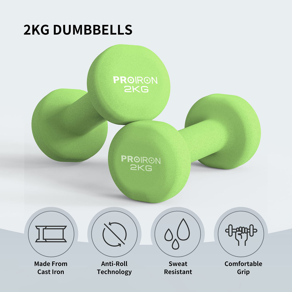 Neoprene-Coated Hand Weights