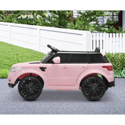 Kids Ride on Car 12V Ride on Car with Remote Control, MP3 Player, Horn, Music and Headlight Taillights Suitable for 3-6 Years Pink
