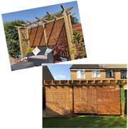 Natural Reed Roller Blind with Side Drawstring