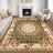 Soft Area Rugs Faux Cashmere Vintage Carpet, Non-Slip Machine Washable Low Piles Modern Boho Persian Rugs Abstract Floor Mat for Bedroom/Living Room/Playroom/Office Indoor Decor (Color 5, 120x160cm)