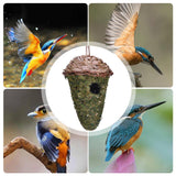 Natural Hummingbird Nest, Grass Bird House, Breathable Handwoven Protection, Hummingbird Sleeping Bags, Dangling Bird Houses for Branches, Tree