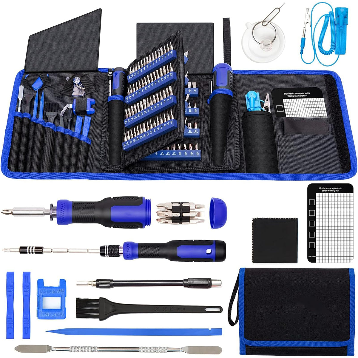191-Piece Precision Screwdriver & Multi-Bit Repair Set