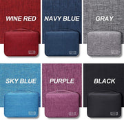 Padded Travel Electronics Organiser with 12 Cable Ties