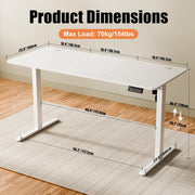Electric Sit-Stand Desk – 80–170cm Desktop Options