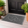 Majo Lifestyle Floor Mats Indoor and Outdoor Use - Robust Rubber Front Door Mats - Bathroom Rug - Doormat Gift - Pet Mat - Welcome Doormat Outside (Black)