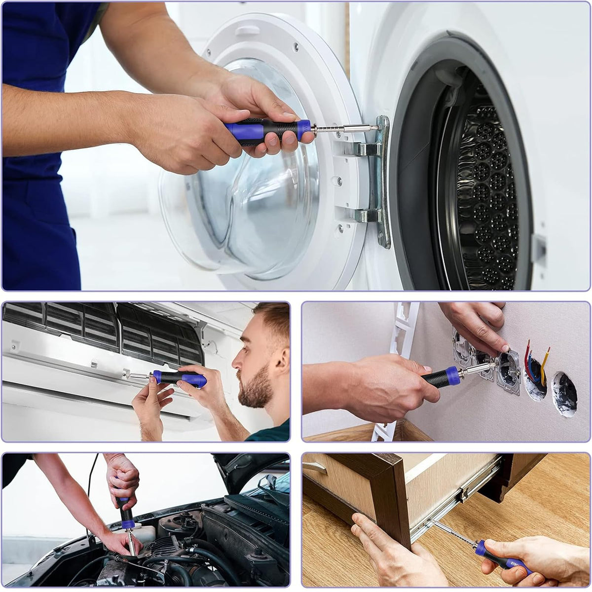 191-Piece Precision Screwdriver & Multi-Bit Repair Set