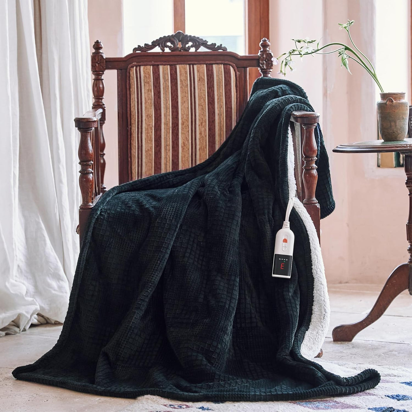 Electric Heated Throw Blanket – 6 Heat Settings, 10H Auto-Off, SAA Certified, Machine Washable