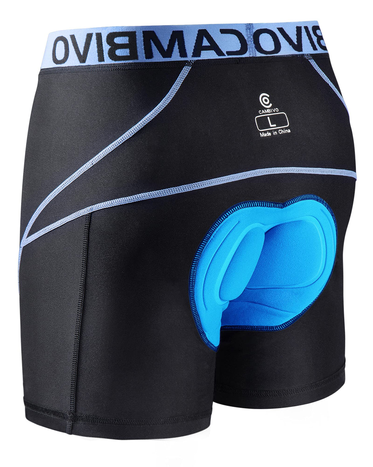 Men Cycling Underwear Shorts 3D Padded Bike Shorts Quick-Dry Cycling Shorts for MTB, Road Bike, Motorcycle, Commute
