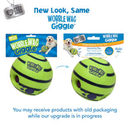 Wobble Wag Giggle Ball Interactive Dog Toy – Green