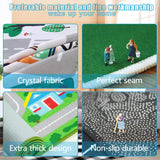 Play Mat Kids Rug Carpet Playmat Extra Large Learn Have Fun Safe Road Traffic System Multi Color Study Activity Centerpiece Play Mat for Playing with Cars for Bedroom Playroom