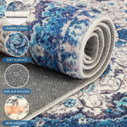 Persian-Style Imitation-Cashmere Indoor Area Rug