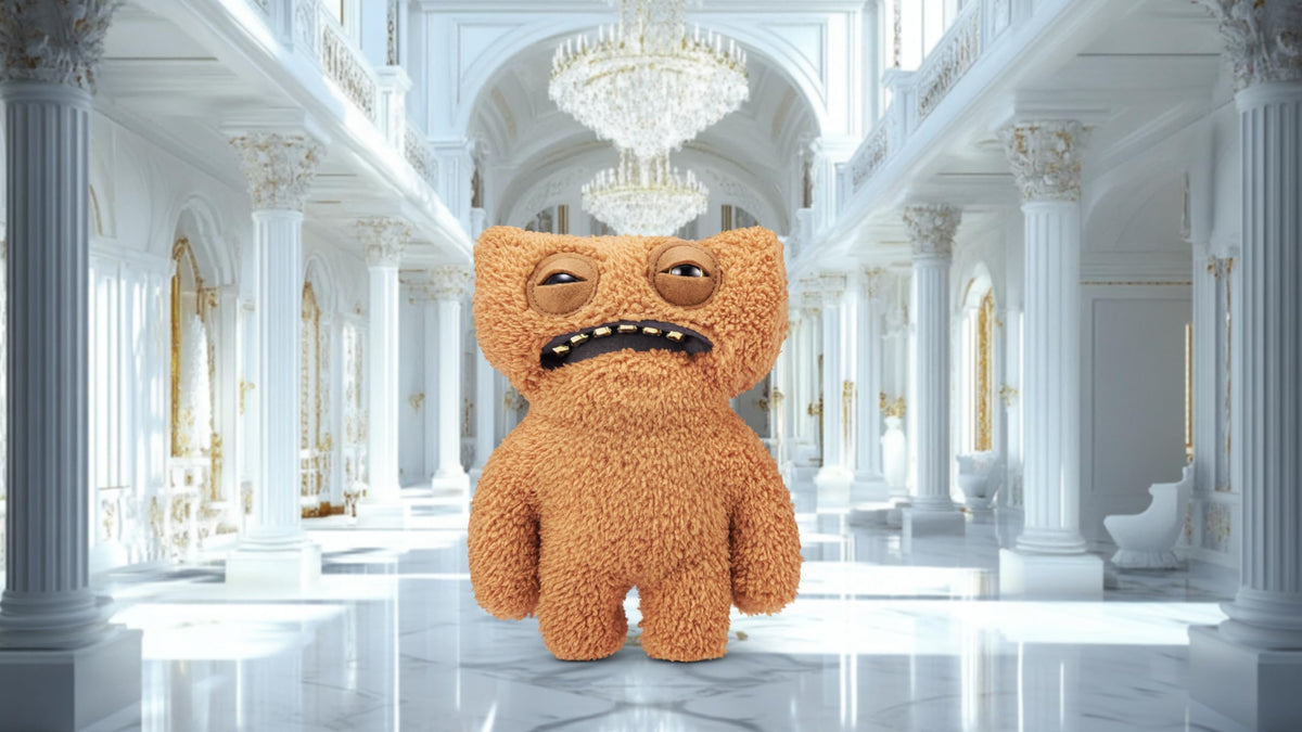 Fuggler-Gold 9"-Series 1-Plush(Gnawing Terror - Teeth)