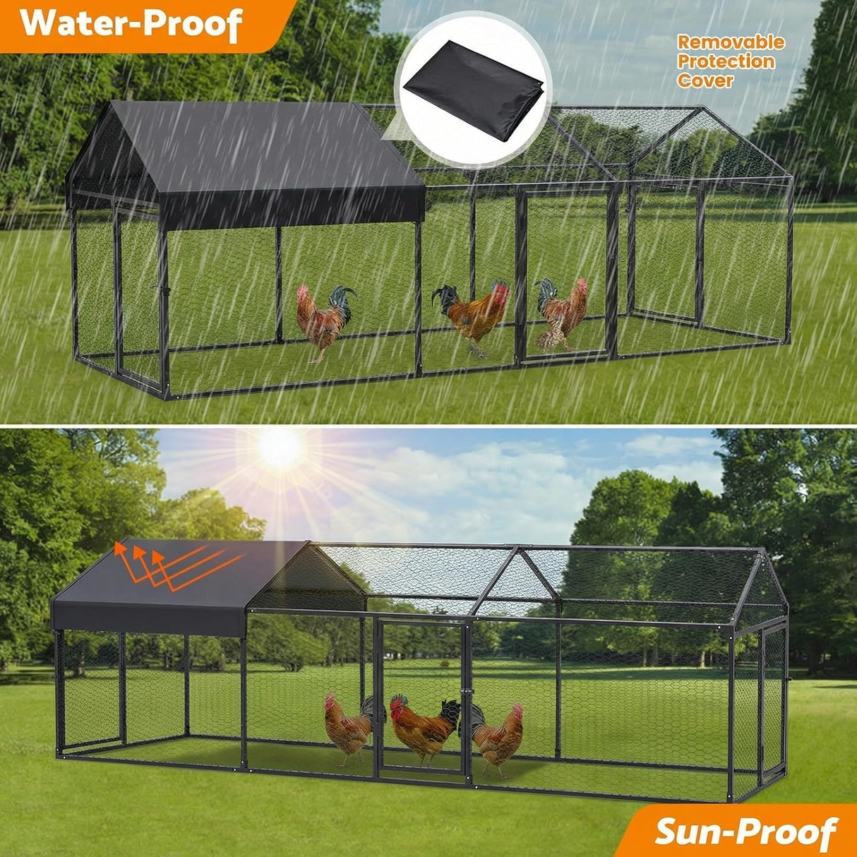 Waterproof anti-UV cover
