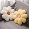 2 Pcs Flower Pillow Floor Cushion Decorative Throw Pillows Cute Aesthetic Pillows Cushions for Bedroom Preppy Room Bed Sofa Chair Decor (Pink & White)