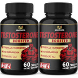 Test Booster for Men - 60 Capsules - 15500Mg Per Serving with Tribulus Terrestris, Ashwagandha Root & Tongkat Ali - 30 Day Supply