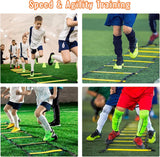 Soccer Agility Training Equipment Set - Speed Training Equipment for Soccer Football Basketball