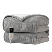 Electric Heated Throw Blanket – 6 Heat Settings, 10H Auto-Off, SAA Certified, Machine Washable