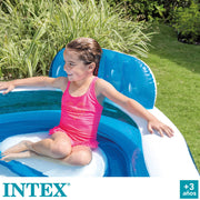 Intex 229 cm Family Lounge Pool with 4 Seats – 990 L