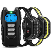 Dog Training Collar, Shock Collar for Dogs with Remote, 2 Receiver Rechargeable Dog Shock Collar, 3 Modes Beep Vibration and Shock Waterproof Bark Collar for Small, Medium, Large Dogs
