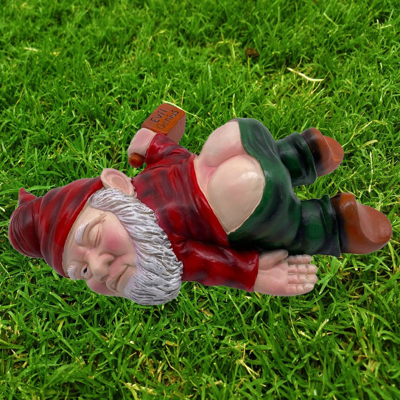 Funny Drunk Garden Gnome Statue – 24 cm