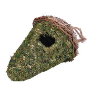 Handwoven Natural-Reed Small-Bird Roosting Pocket