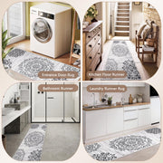 80 × 180 cm Vintage Washable Runner Rug