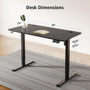 120 × 60 cm Electric Standing Desk with Memory Controller