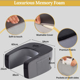 Lap Desk Pillow - Gaming Pillow, Reading Pillow, Laptop Desk for Bed, Couch Desk, Luxurious Lap Pillow Desk Supports Arms Shoulders Neck, Memory Foam